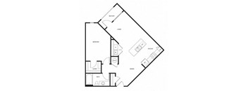 a black and white floor plan of a residence