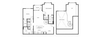 a blueprint of a floor plan of a house