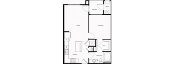 A1 Floor Plan at Altitude 970, Missouri, 64151