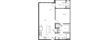 A3 Floor Plan at Altitude 970, Kansas City