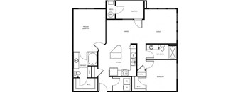 B3 Floor Plan at Altitude 970, Kansas City, MO