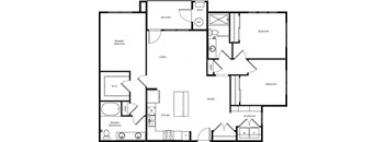 C1 Floor Plan at Altitude 970, Kansas City, Missouri