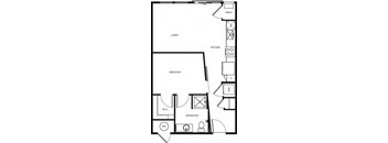 E1 Floor Plan at Altitude 970, Kansas City, 64151
