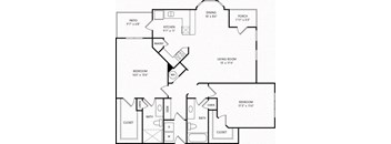 floor plan photo of the millennium town center in baton rouge la