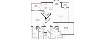 floor plan photo of the millennium town center in baton rouge la