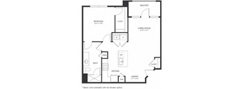 One-Bedroom Floor Plan A5 | Axis Hamilton Apartments