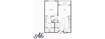 blueprint of a floor plan with bedrooms and baths