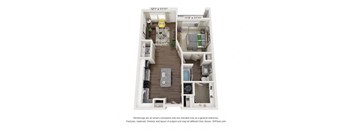 bedroom floor plan  the residences at