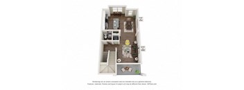bedroom floor plan  the residences at