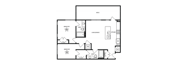 a floor plan of a 10000 sq ft apartment