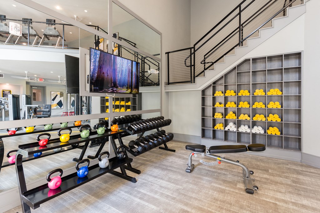 the gym at the bradley braddock road station