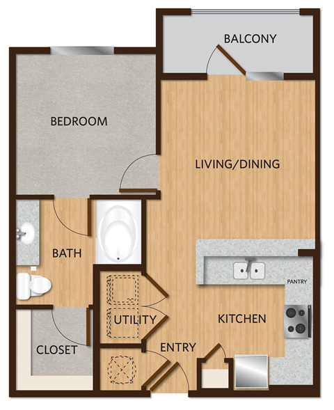 a floor plan of a room with a closet and a bathroom
