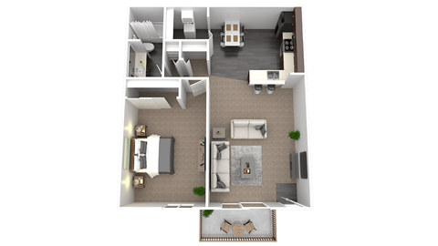 a floor plan of a two bedroom apartment with two bathrooms and a balcony