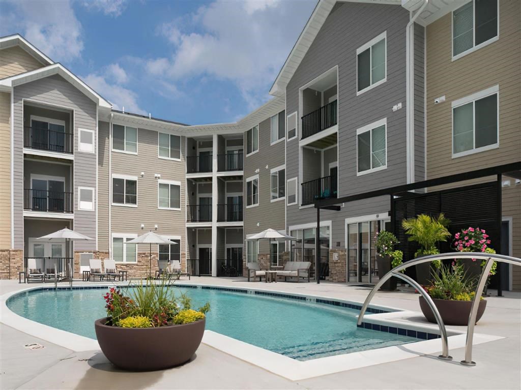 our apartments offer a swimming pool in front of our building