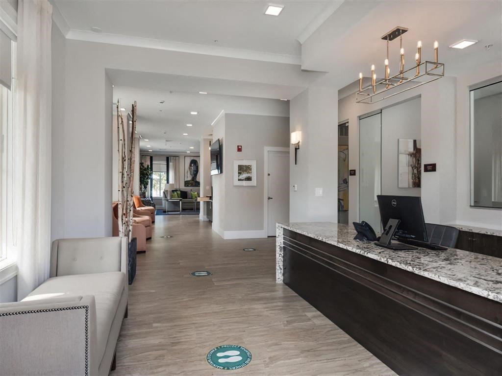 the lobby or reception area at the inn at the market