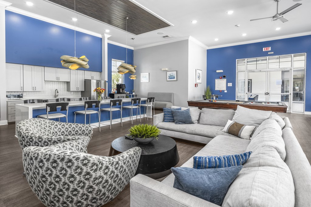 The Point at Tamaya Luxury Apartments in Jacksonville, FL 32246 Resident Lounge