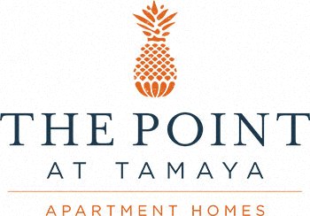 The logo for The Point at Tamaya Apartment Homes.