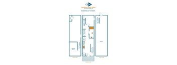 2 Bed, 1 Bath Loft End Unit- 912 sq ft