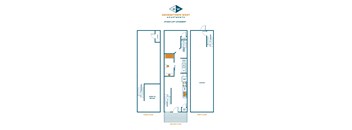 Studio, 1 Bath Loft - 912 sq ft