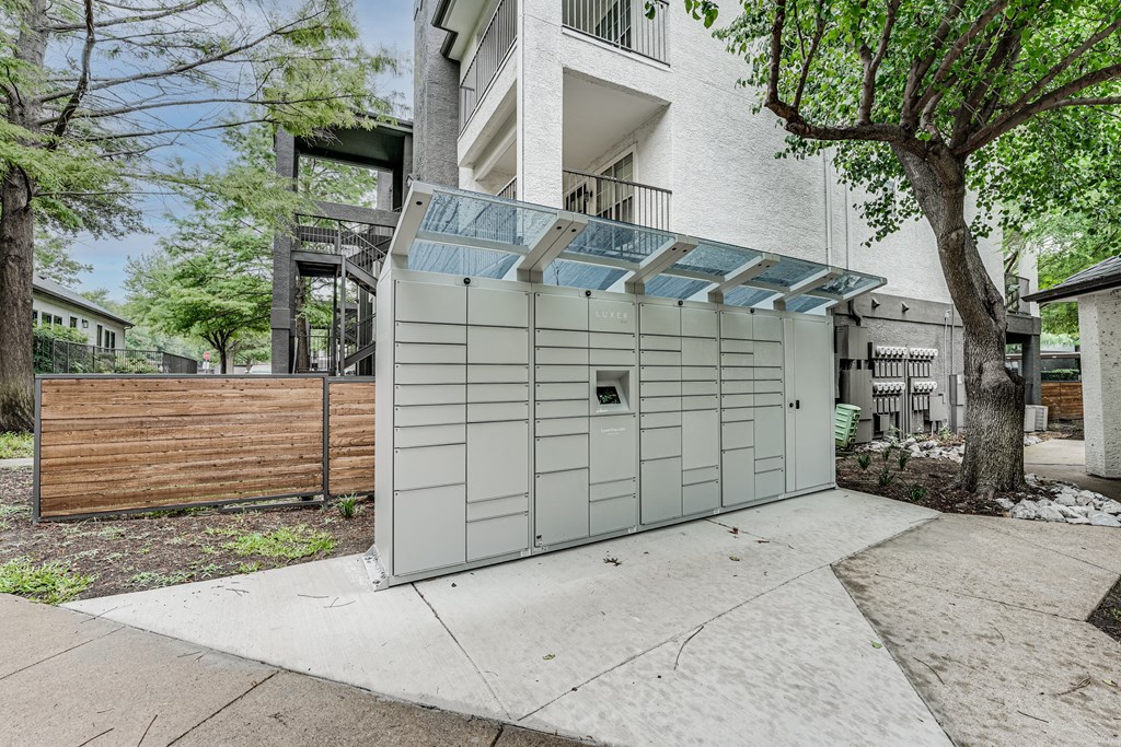 Postal Station with Package Lockers at Knox Allen Station, Allen, TX