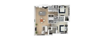 2 bed 2 bath at Everra Midtown Park Apartments, Texas, 75231