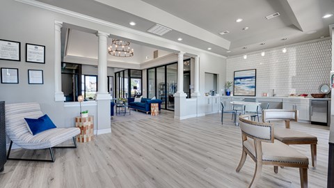Resident Clubhouse at Highland Luxury Living, Lewisville, Texas