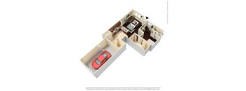 A1TH Floor Plan at Vine + Vail, Grapevine, TX, 76051