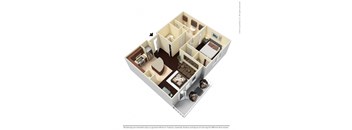 A2 Floor Plan at Vine + Vail, Grapevine, Texas
