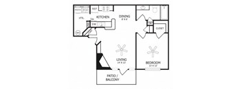 A2 Floor Plan at Mason, McKinney, TX