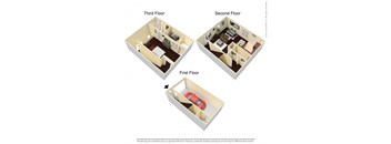 A3TH Floor Plan at Vine + Vail, Grapevine