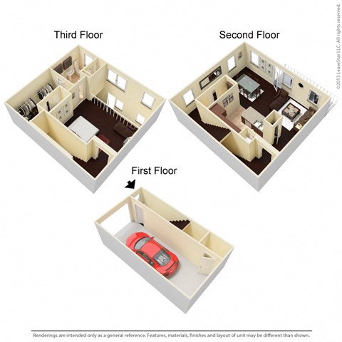 A4TH Floor Plan at Vine + Vail, Texas, 76051