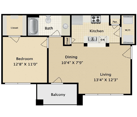 Alamo Floor Plan   at The Brazos, Texas