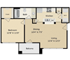 Layout of Alamo Floor Plan