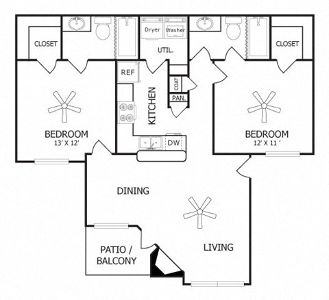 B1 Floor Plan at Mason, McKinney, 75069