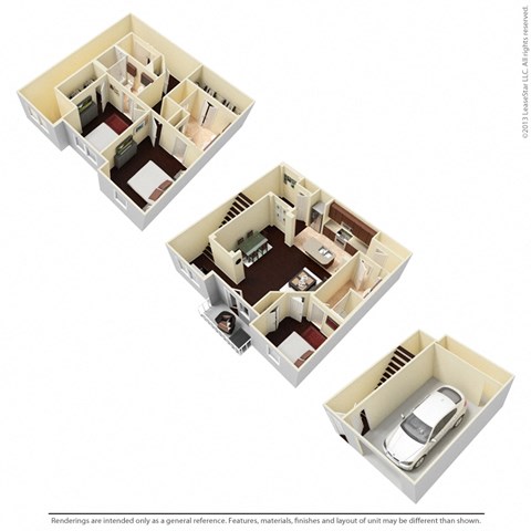 B3TH Floor Plan at Vine + Vail, Texas, 76051