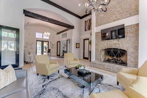 Fireplace Lounge at The Brazos, Dallas, 75287