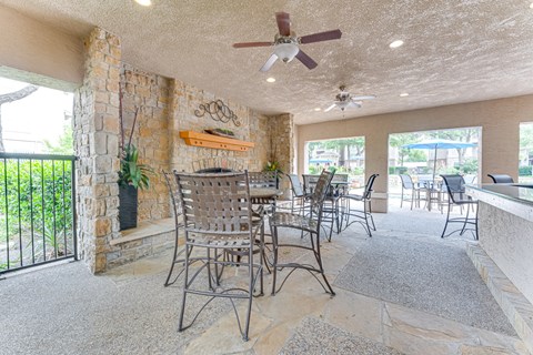 Outdoor Living Area at The Brazos, Texas