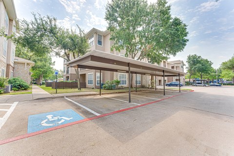 Parking Lot at The Brazos, Dallas