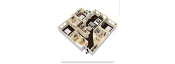 C1 Floor Plan at Vine + Vail, Grapevine, TX