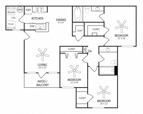 C1 Floor Plan at Mason, McKinney