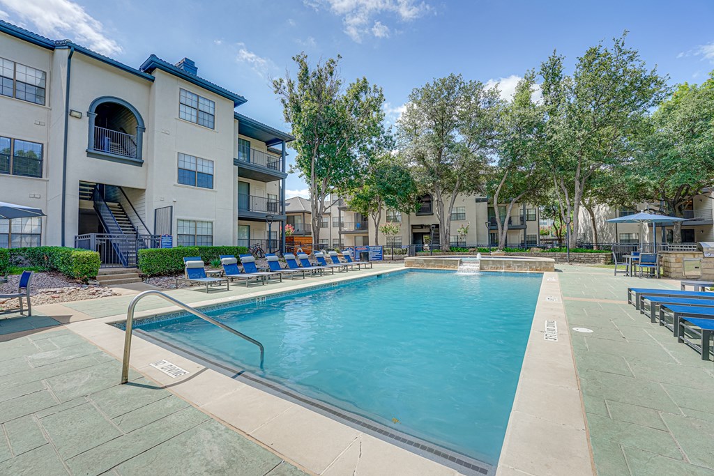our apartments offer a swimming pool  at Carmel Creekside, Texas