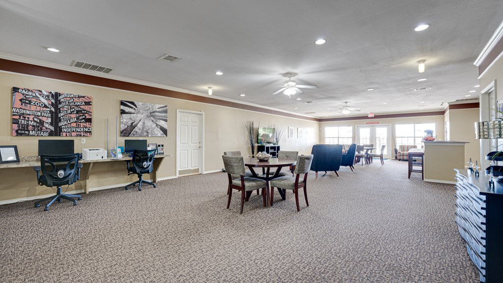 Business Center Area at Cleburne Terrace, Cleburne, TX