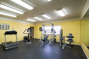 Fitness Center at Cleburne Terrace Apartments, Cleburne, Texas