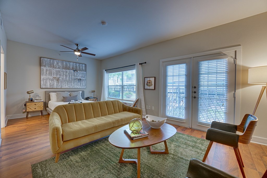 Modern Living Room at Easton Apartments, Texas