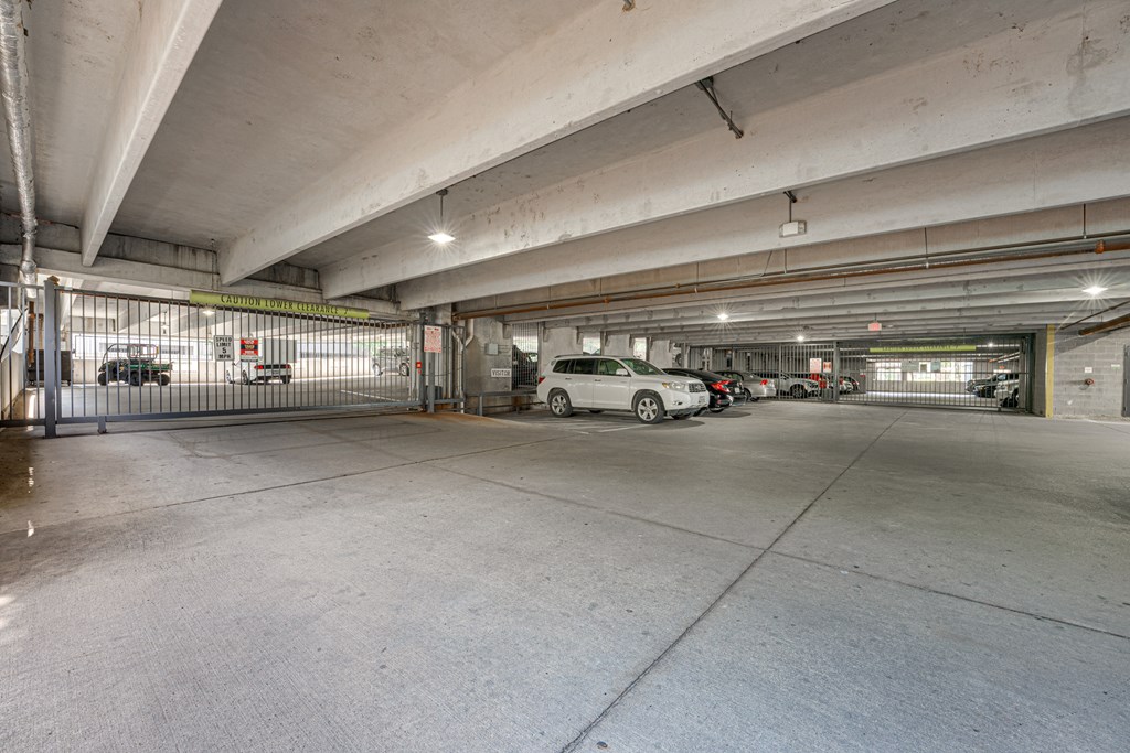 Underground Parking at Easton Apartments, Dallas