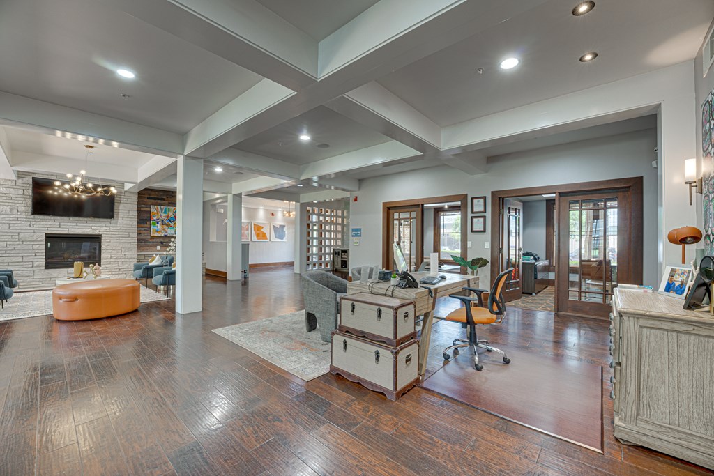 Clubhouse Lounge at Easton Apartments, Dallas, TX, 75206