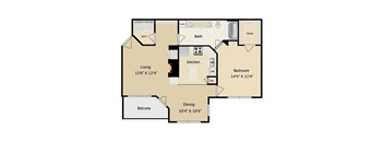 El Dorado Floor Plan at The Brazos, Texas