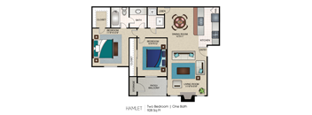2 bed 2 bath at Bardin Oaks Apartments, Arlington, TX