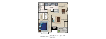 a floor plan of a house with bedrooms and a living room