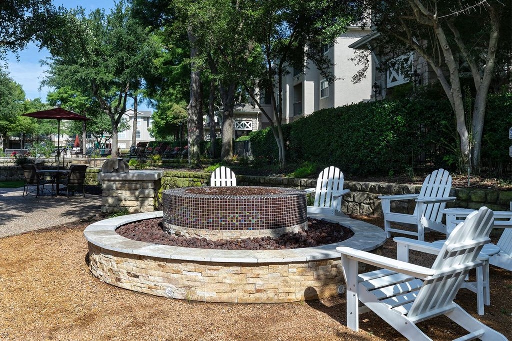 Fire pit at The Brazos, Texas